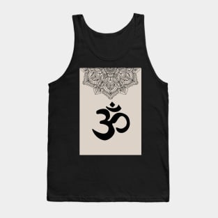 Aum Zen Mandala Minimalist Tank Top